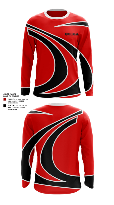 Colonial 58713560 Long Sleeve Performance Shirt 1