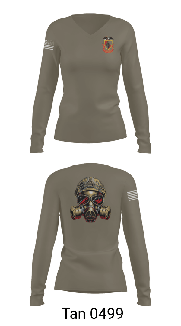 Women's Long Sleeve Vneck Shirt, AIMC-E, , Teamtime, Team time, sublimation, custom sports apparel, team uniforms, spirit wear, spiritwear, sports uniforms, custom shirts, team store, custom team store, fundraiser sports, apparel fundraiser