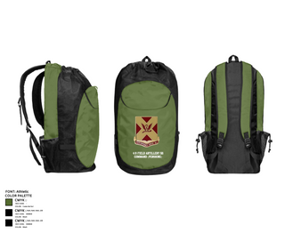 Gear Bag, 4/9 Field Artillery 56 Command (Pershing), Army, Teamtime, Team time, sublimation, custom sports apparel, team uniforms, spirit wear, spiritwear, sports uniforms, custom shirts, team store, custom team store, fundraiser sports, apparel fundraiser