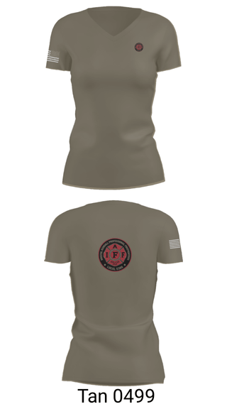 Women's Short Sleeve Vneck Shirt, Local 5386, Fire Department, Teamtime, Team time, sublimation, custom sports apparel, team uniforms, spirit wear, spiritwear, sports uniforms, custom shirts, team store, custom team store, fundraiser sports, apparel fundraiser