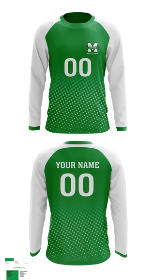 Long Sleeve Performance Shirt, Monahans High School Volleyball, Men's Volleyball, Teamtime, Team time, sublimation, custom sports apparel, team uniforms, spirit wear, spiritwear, sports uniforms, custom shirts, team store, custom team store, fundraiser sports, apparel fundraiser