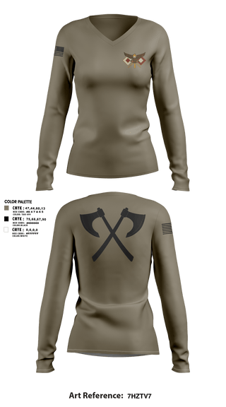 Womens Long Sleeve Vneck Shirt 1, Mortars, , Teamtime, Team time, sublimation, custom sports apparel, team uniforms, spirit wear, spiritwear, sports uniforms, custom shirts, team store, custom team store, fundraiser sports, apparel fundraiser