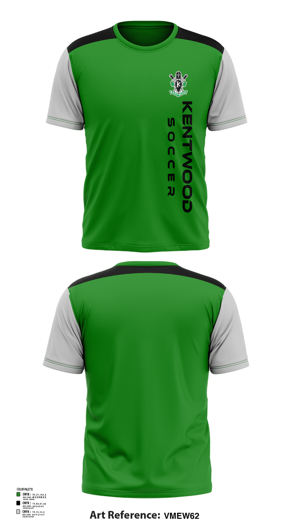 Short Sleeve Performance Shirt, Kentwood Conks, Women's Soccer, Teamtime, Team time, sublimation, custom sports apparel, team uniforms, spirit wear, spiritwear, sports uniforms, custom shirts, team store, custom team store, fundraiser sports, apparel fundraiser
