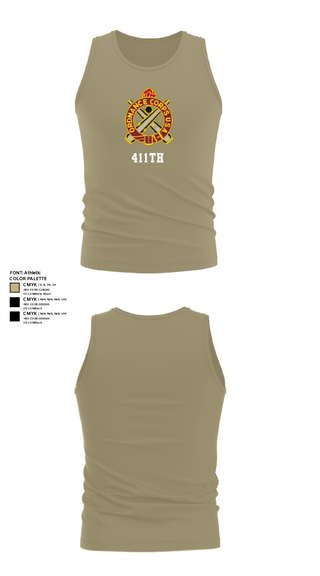 Tank Top, 411TH, Army, Teamtime, Team time, sublimation, custom sports apparel, team uniforms, spirit wear, spiritwear, sports uniforms, custom shirts, team store, custom team store, fundraiser sports, apparel fundraiser