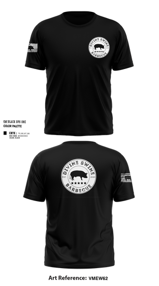 Short Sleeve Performance Shirt, Divine Swine Barbecue, , Teamtime, Team time, sublimation, custom sports apparel, team uniforms, spirit wear, spiritwear, sports uniforms, custom shirts, team store, custom team store, fundraiser sports, apparel fundraiser