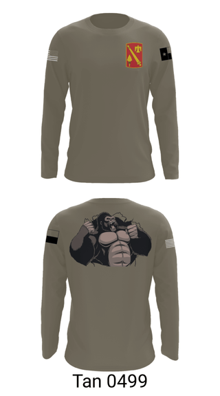 Long Sleeve Performance Shirt, A Battery, 4-133 FAR-AMMO, National Guard, Teamtime, Team time, sublimation, custom sports apparel, team uniforms, spirit wear, spiritwear, sports uniforms, custom shirts, team store, custom team store, fundraiser sports, apparel fundraiser
