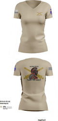 ALPHA ROCK 20137343 Women's Short Sleeve V-neck Shirt - 200