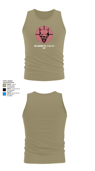 Tank Top, Hellhound PLT, A CO, 2-8 CAV, , Teamtime, Team time, sublimation, custom sports apparel, team uniforms, spirit wear, spiritwear, sports uniforms, custom shirts, team store, custom team store, fundraiser sports, apparel fundraiser