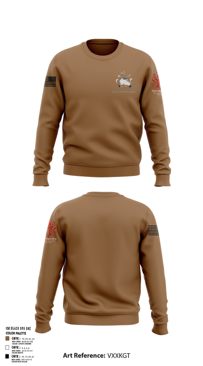 Kraken Defense Group 92519053 Crew Neck Sweatshirt - 115
