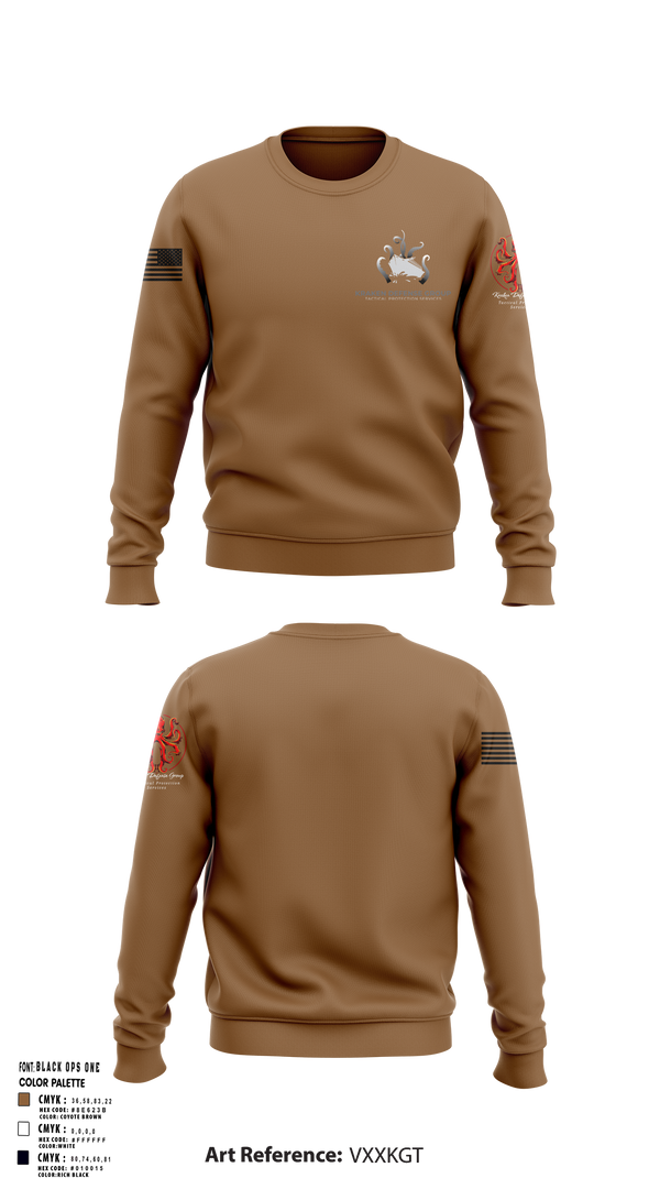 Crew Neck Sweatshirt, Kraken Defense Group, , Teamtime, Team time, sublimation, custom sports apparel, team uniforms, spirit wear, spiritwear, sports uniforms, custom shirts, team store, custom team store, fundraiser sports, apparel fundraiser
