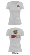 University-Purdue University Track 77238438 Women's Short Sleeve V-neck Shirt - 7