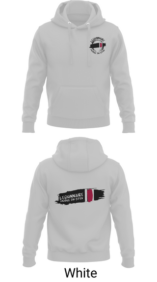 Hoodie, Legionnaire Mobile Jiu-Jitsu, , Teamtime, Team time, sublimation, custom sports apparel, team uniforms, spirit wear, spiritwear, sports uniforms, custom shirts, team store, custom team store, fundraiser sports, apparel fundraiser