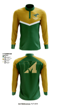 Brick Memorial High School Cheer 20877366 Quarter Zip Jacket - 1