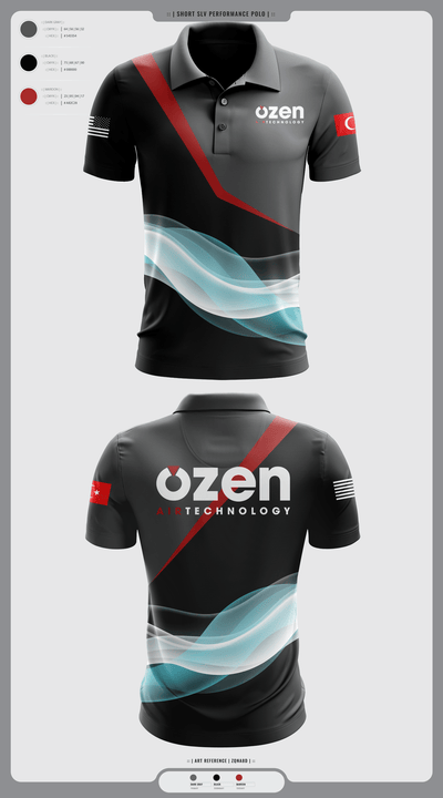 Ozen Air Technology 25668578 Short Sleeve Performance Polo - 1