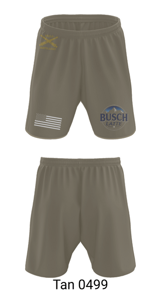 Athletic Shorts With Pockets, Busch Latte, Army, Teamtime, Team time, sublimation, custom sports apparel, team uniforms, spirit wear, spiritwear, sports uniforms, custom shirts, team store, custom team store, fundraiser sports, apparel fundraiser