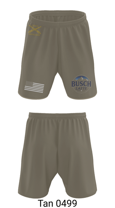 Busch Latte 70590325 Athletic Shorts With Pockets - 69