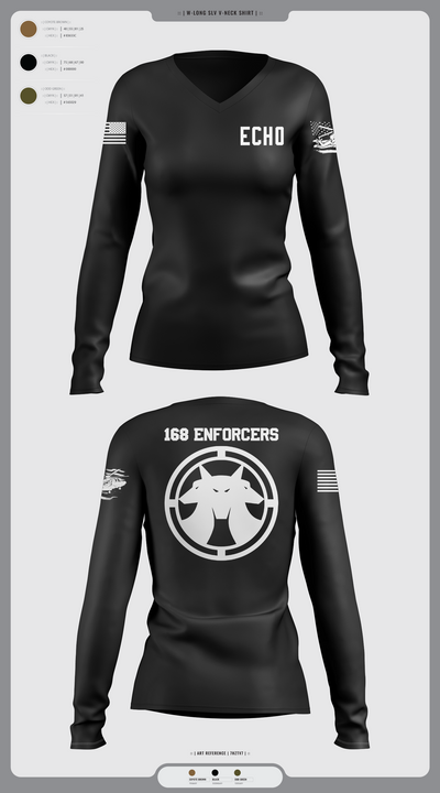 undefined Women's Long Sleeve V-neck Shirt - 6