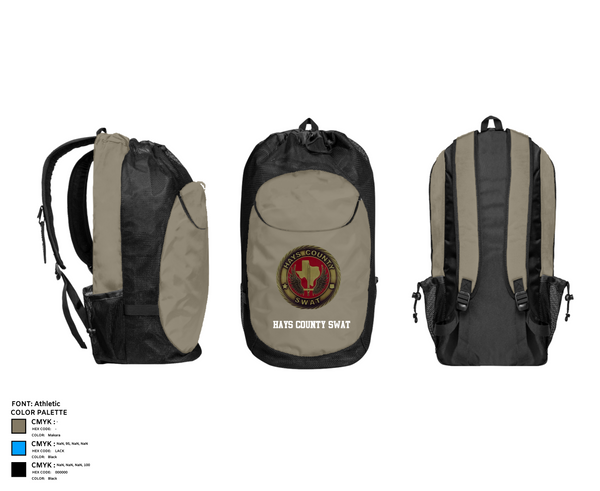 Gear Bag, Hays County SWAT, Police, Teamtime, Team time, sublimation, custom sports apparel, team uniforms, spirit wear, spiritwear, sports uniforms, custom shirts, team store, custom team store, fundraiser sports, apparel fundraiser