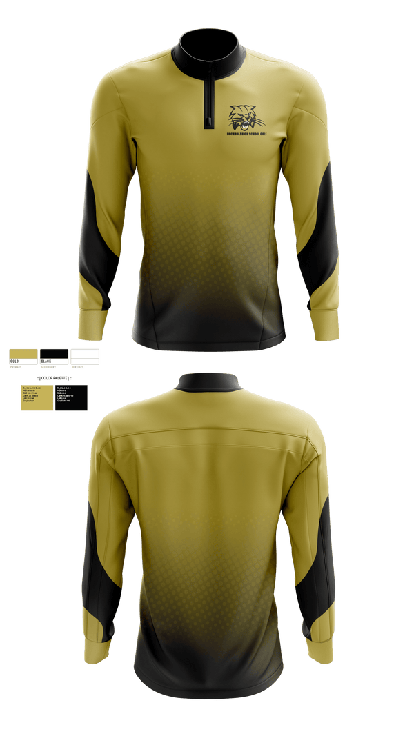 Quarter Zip Jacket, Buchholz High School Golf, Golf, Teamtime, Team time, sublimation, custom sports apparel, team uniforms, spirit wear, spiritwear, sports uniforms, custom shirts, team store, custom team store, fundraiser sports, apparel fundraiser