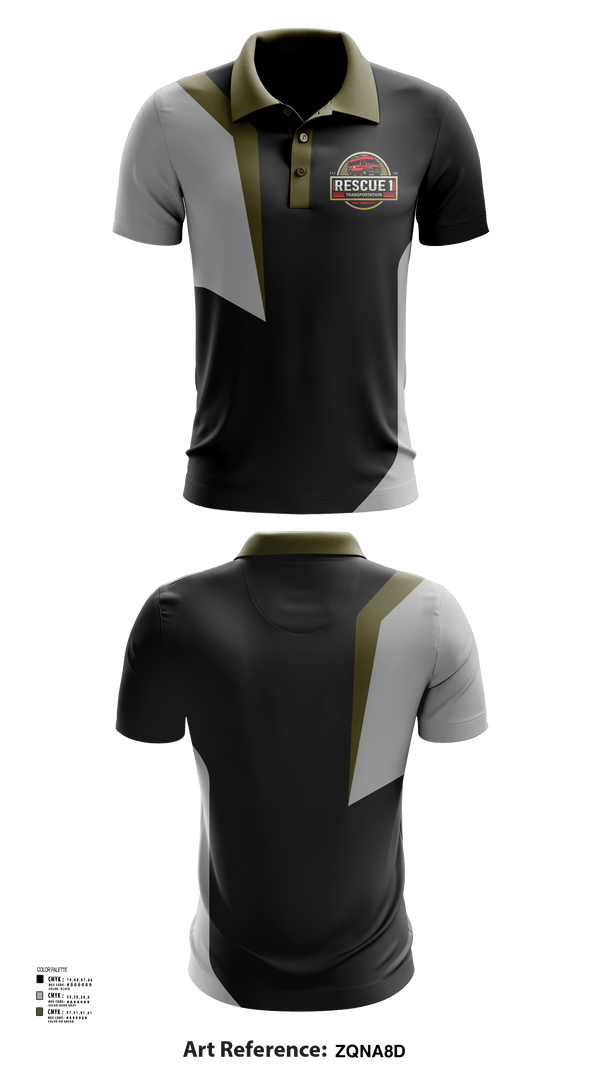 Short Sleeve Performance Polo, Rescue 1 transportation, , Teamtime, Team time, sublimation, custom sports apparel, team uniforms, spirit wear, spiritwear, sports uniforms, custom shirts, team store, custom team store, fundraiser sports, apparel fundraiser