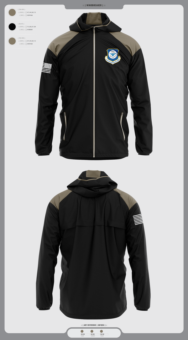 Windbreaker, Gallup Raptor Composite Squadron, Air Force, Teamtime, Team time, sublimation, custom sports apparel, team uniforms, spirit wear, spiritwear, sports uniforms, custom shirts, team store, custom team store, fundraiser sports, apparel fundraiser