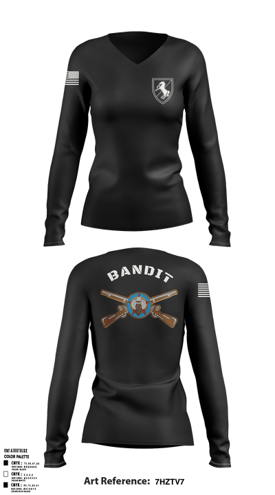 undefined Women's Long Sleeve V-neck Shirt - 3