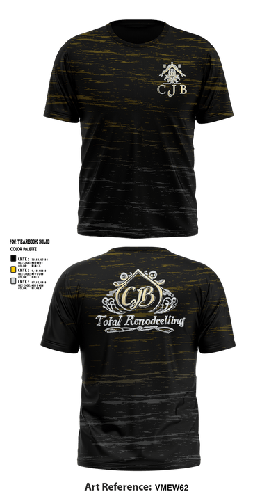 CJB total remodeling llc 19871343 Short Sleeve Performance Shirt - 1