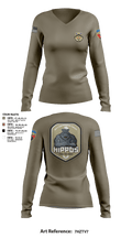 880th Quartermaster Company 80269205 Women's Long Sleeve V-neck Shirt - 100