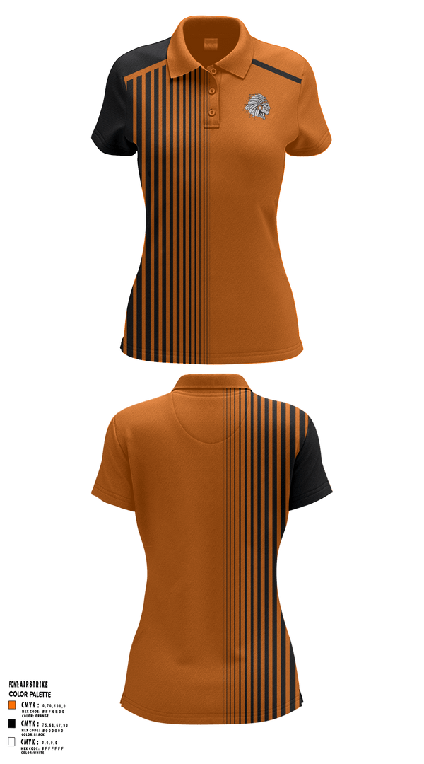 Women's Short Sleeve Performance Polo, Rural Retreat High School Volleyball, Women's Volleyball, Teamtime, Team time, sublimation, custom sports apparel, team uniforms, spirit wear, spiritwear, sports uniforms, custom shirts, team store, custom team store, fundraiser sports, apparel fundraiser