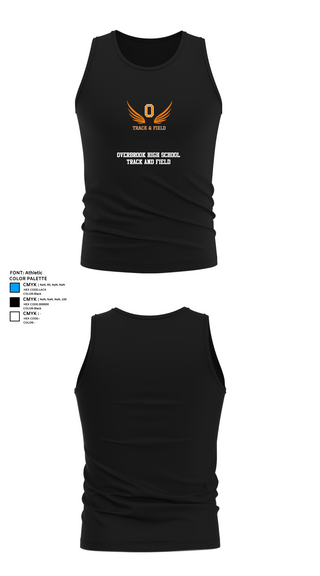 Tank Top, Overbrook High School Track and Field, Track & Field, Teamtime, Team time, sublimation, custom sports apparel, team uniforms, spirit wear, spiritwear, sports uniforms, custom shirts, team store, custom team store, fundraiser sports, apparel fundraiser