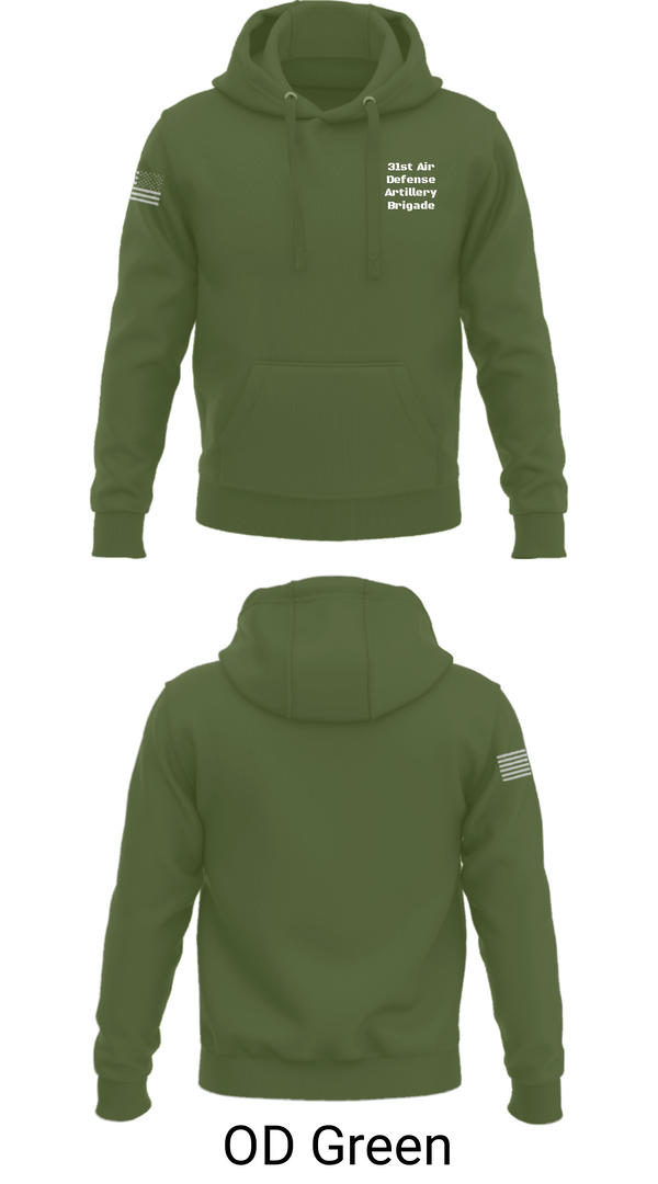 Hoodie, 31st Air Defense Artillery Brigade, Army, Teamtime, Team time, sublimation, custom sports apparel, team uniforms, spirit wear, spiritwear, sports uniforms, custom shirts, team store, custom team store, fundraiser sports, apparel fundraiser