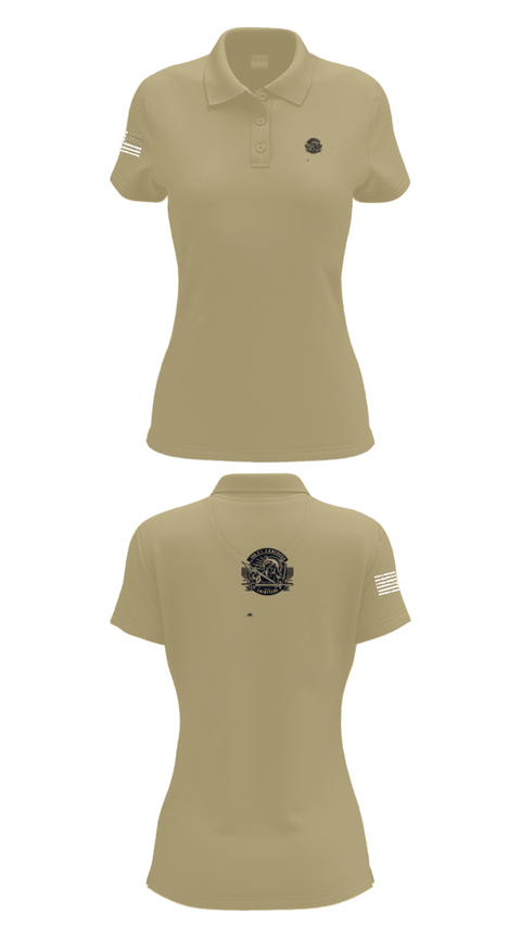 Womens Short Sleeve Performance Polo, VAQ-131, Navy, Teamtime, Team time, sublimation, custom sports apparel, team uniforms, spirit wear, spiritwear, sports uniforms, custom shirts, team store, custom team store, fundraiser sports, apparel fundraiser