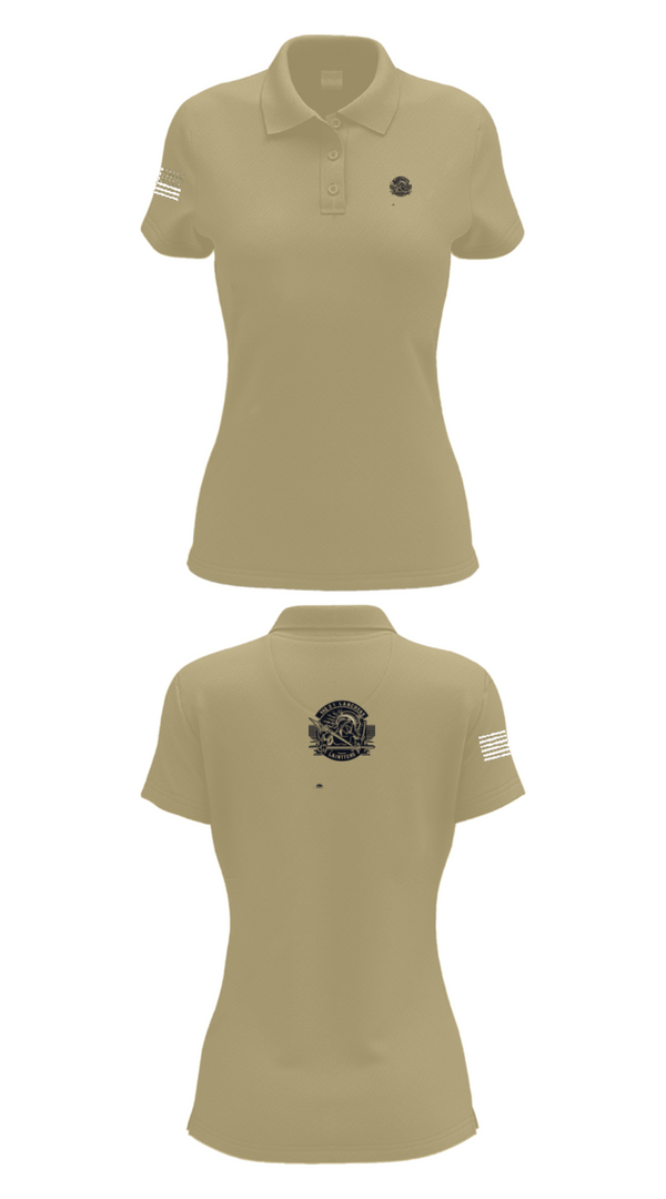 Womens Short Sleeve Performance Polo, VAQ-131, Navy, Teamtime, Team time, sublimation, custom sports apparel, team uniforms, spirit wear, spiritwear, sports uniforms, custom shirts, team store, custom team store, fundraiser sports, apparel fundraiser
