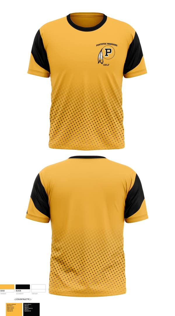 Short Sleeve Performance Shirt, Pontotoc High School Golf, Golf, Teamtime, Team time, sublimation, custom sports apparel, team uniforms, spirit wear, spiritwear, sports uniforms, custom shirts, team store, custom team store, fundraiser sports, apparel fundraiser