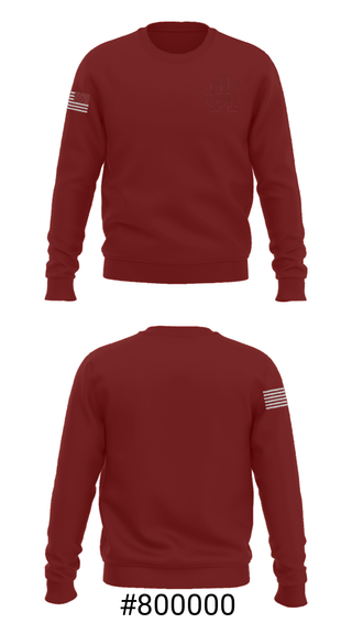 Crew Neck Sweatshirt, John Handley High School Baseball, Baseball, Teamtime, Team time, sublimation, custom sports apparel, team uniforms, spirit wear, spiritwear, sports uniforms, custom shirts, team store, custom team store, fundraiser sports, apparel fundraiser