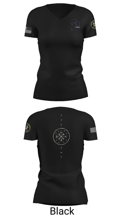 MSRON-11 28589297 Women's Short Sleeve V-neck Shirt - 27