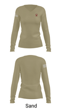 647 RSG 4218296 Women's Long Sleeve V-neck Shirt - 97