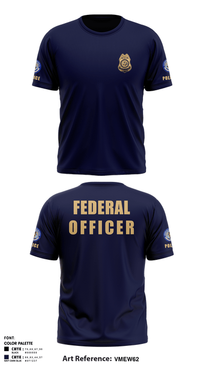 BIA POLICE 11444917 Short Sleeve Performance Shirt - 6
