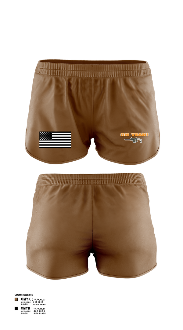 Womens Shorts, Tiger sharks, Army, Teamtime, Team time, sublimation, custom sports apparel, team uniforms, spirit wear, spiritwear, sports uniforms, custom shirts, team store, custom team store, fundraiser sports, apparel fundraiser