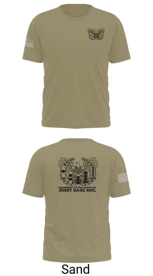 Old School Cotton Feel Shirt, Doughboy Silver Chapter, National Guard, Teamtime, Team time, sublimation, custom sports apparel, team uniforms, spirit wear, spiritwear, sports uniforms, custom shirts, team store, custom team store, fundraiser sports, apparel fundraiser