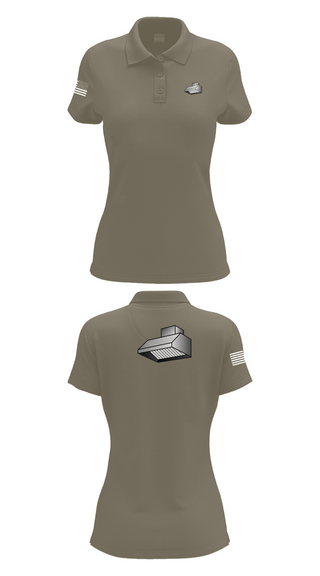 Womens Short Sleeve Performance Polo, Triboro kitchen & ventilation, , Teamtime, Team time, sublimation, custom sports apparel, team uniforms, spirit wear, spiritwear, sports uniforms, custom shirts, team store, custom team store, fundraiser sports, apparel fundraiser