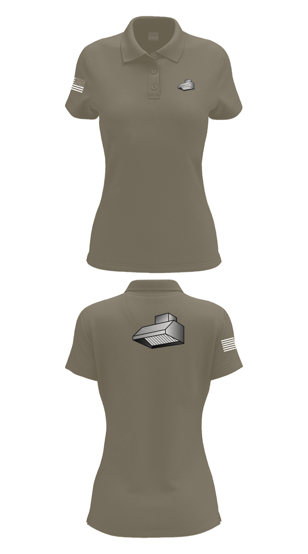 Womens Short Sleeve Performance Polo, Triboro kitchen & ventilation, , Teamtime, Team time, sublimation, custom sports apparel, team uniforms, spirit wear, spiritwear, sports uniforms, custom shirts, team store, custom team store, fundraiser sports, apparel fundraiser
