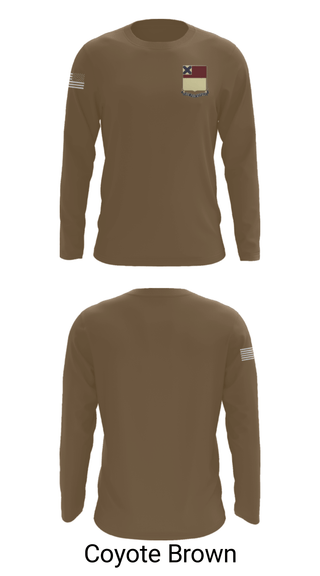 Long Sleeve Performance Shirt, HHD 166th Regiment, Army, Teamtime, Team time, sublimation, custom sports apparel, team uniforms, spirit wear, spiritwear, sports uniforms, custom shirts, team store, custom team store, fundraiser sports, apparel fundraiser