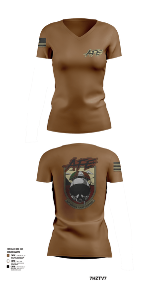Women's Short Sleeve Vneck Shirt, 162 AFE, Air Force, Teamtime, Team time, sublimation, custom sports apparel, team uniforms, spirit wear, spiritwear, sports uniforms, custom shirts, team store, custom team store, fundraiser sports, apparel fundraiser