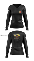 127th ASB WORKHORSE 79378829 Women's Long Sleeve V-neck Shirt - 3