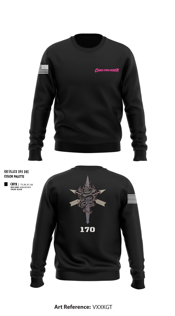 Crew Neck Sweatshirt, ODB 170, Alpha Company, 3rd BN, 1SFG(A), Army, Teamtime, Team time, sublimation, custom sports apparel, team uniforms, spirit wear, spiritwear, sports uniforms, custom shirts, team store, custom team store, fundraiser sports, apparel fundraiser