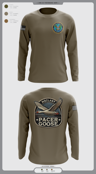 Long Sleeve Performance Shirt, MILITARY SEALIFT COMMAND ATLANTIC, , Teamtime, Team time, sublimation, custom sports apparel, team uniforms, spirit wear, spiritwear, sports uniforms, custom shirts, team store, custom team store, fundraiser sports, apparel fundraiser