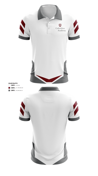 Short Sleeve Performance Polo, The Columbus Academy (Middle School) Golf, Golf, Teamtime, Team time, sublimation, custom sports apparel, team uniforms, spirit wear, spiritwear, sports uniforms, custom shirts, team store, custom team store, fundraiser sports, apparel fundraiser