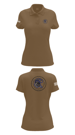 Womens Short Sleeve Performance Polo, 1184th DDSB, Army, Teamtime, Team time, sublimation, custom sports apparel, team uniforms, spirit wear, spiritwear, sports uniforms, custom shirts, team store, custom team store, fundraiser sports, apparel fundraiser