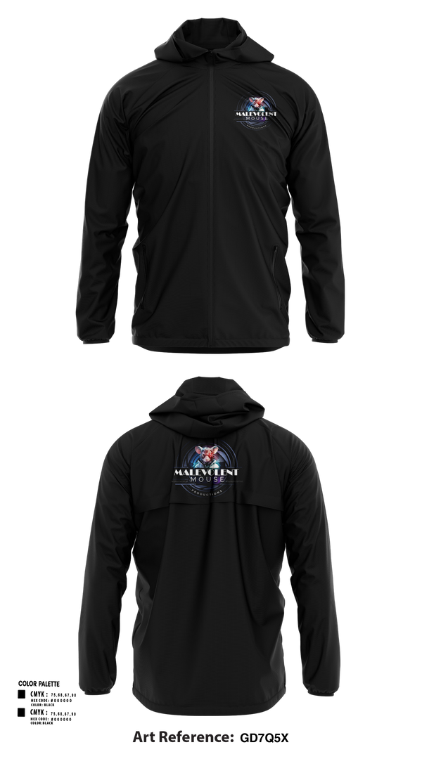 Windbreaker, Malevolent Mouse Productions, , Teamtime, Team time, sublimation, custom sports apparel, team uniforms, spirit wear, spiritwear, sports uniforms, custom shirts, team store, custom team store, fundraiser sports, apparel fundraiser